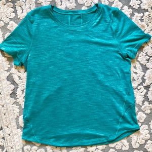 Lululemon Workout Top-long distance short sleeve